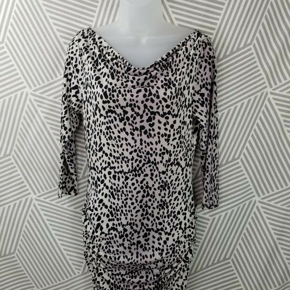 Jennifer Lopez Ruched Dress size Medium sexy - Picture 3 of 5